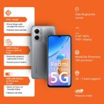 Redmi 11 Prime 5G (Chrome Silver, 6GB RAM, 128GB Storage) | Prime Design | MTK Dimensity 700 | 50 MP Dual Cam | 5000mAh | 7 Band 5G - Image 3
