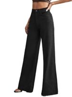 KOTTY Womens Solid High Rise Cotton Lycra Blend Relaxed Fit Jeans - Image 4
