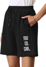 hotfits Women's Casual Summer Shorts Running Jogger Gym Shorts Relaxed Fit with Pockets-Pack of 2 - Image 2