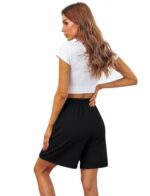 hotfits Women's Casual Summer Shorts Running Jogger Gym Shorts Relaxed Fit with Pockets-Pack of 2 - Image 4