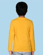 Nusyl Boys bio Washed Cotton Full Sleeve Solid Tshirt - Image 3