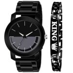 FROZIL Analog Dial Black Metal Strap Watch Series Men's Watch - Image 9