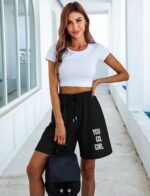 hotfits Women's Casual Summer Shorts Running Jogger Gym Shorts Relaxed Fit with Pockets-Pack of 2 - Image 5