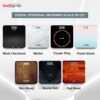 Healthgenie Weight Machine for Body Weight Thick Tempered glass - Image 5