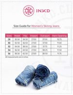 INKD Women's Airflex Skinny Fit Jeans -Lightweight & Stretchable - Image 7